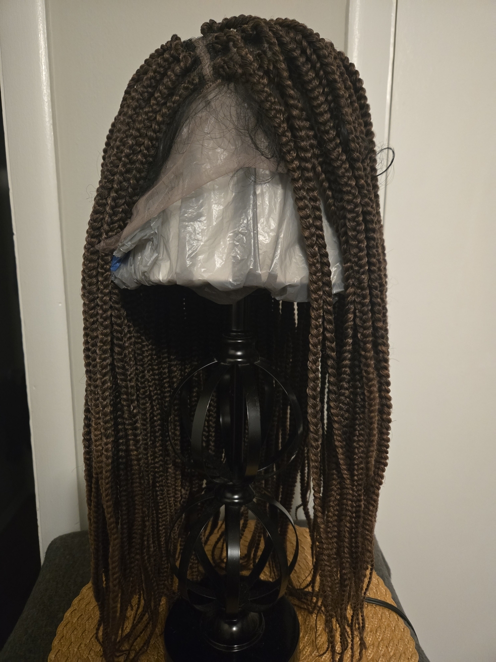 Brown Braided Lace Front Wig - Women Hair